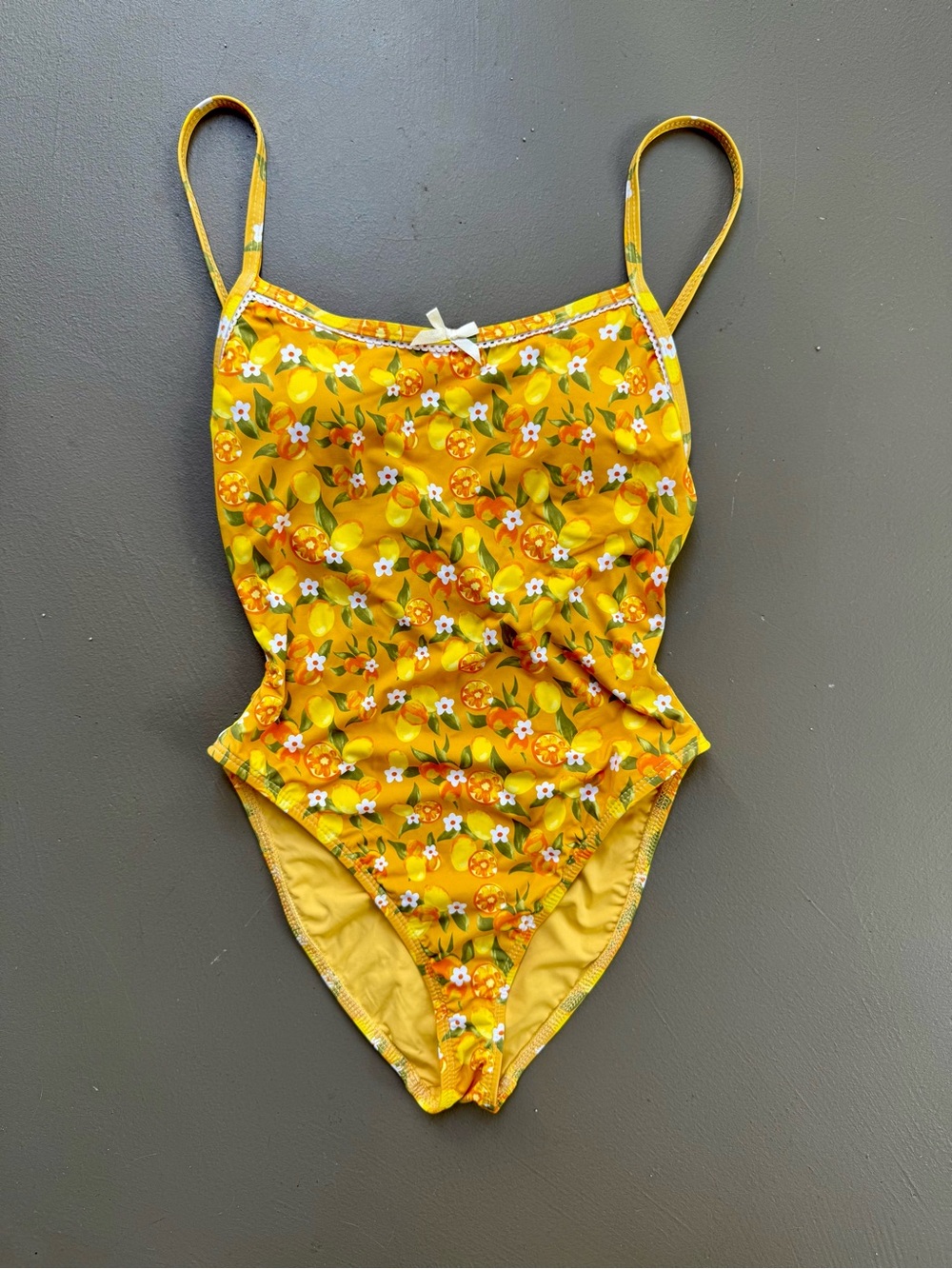 Dippin' Daisy's Yellow Floral One-Piece Swimsuit